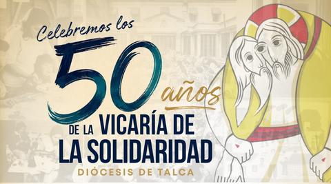 Estamos celebrando los 50 años de la Vicaría de la Solidaridad en Talca.